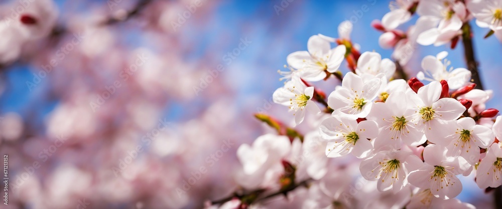 blooing season in spring 