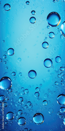 A picture of a bunch of bubbles floating in the water. This image can be used to represent concepts such as purity, tranquility, relaxation, or underwater scenes.