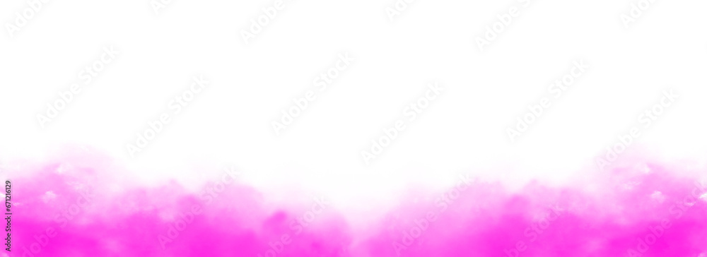 Colorful Fog or smoke isolated transparent special effect. vector cloudiness, mist or smog background. Vector illustration