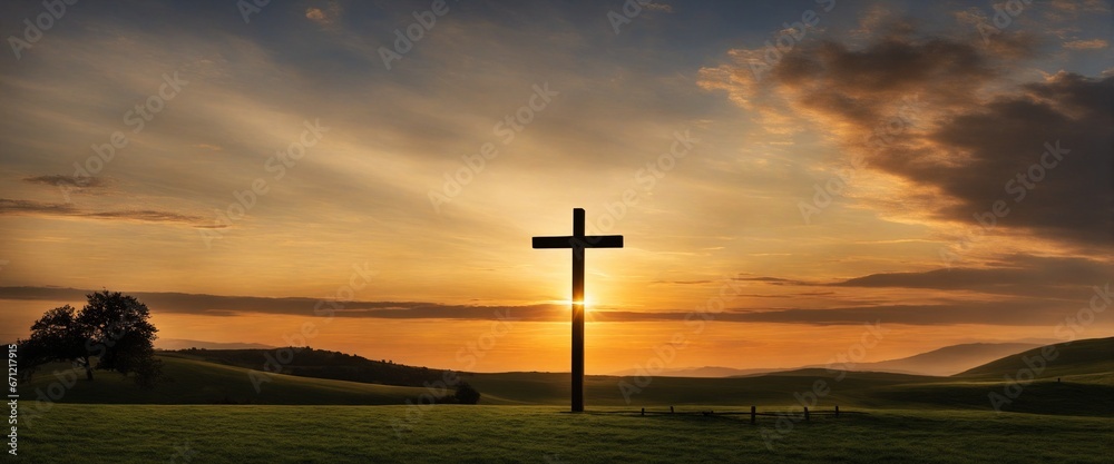 Glorious Wooden Cross
