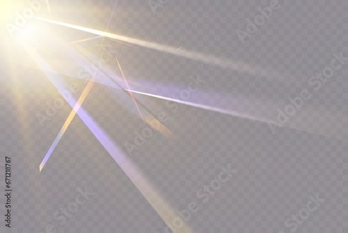 Canvas Print A cluster of colors, bright rays of the spectrum