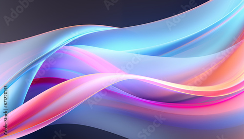 Abstract wave, colorful waves in motion background