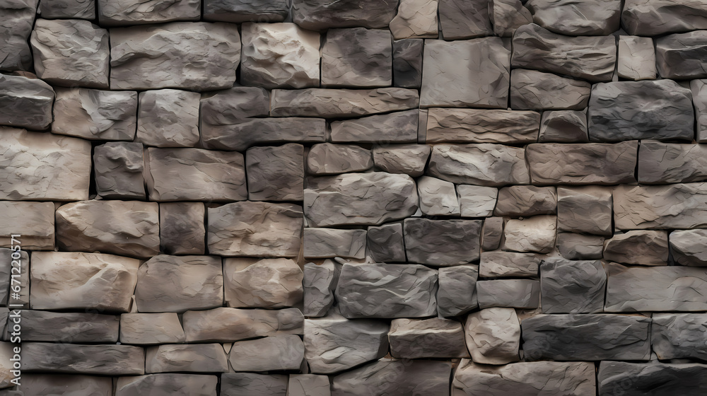 Fototapeta premium Stone landscape wall PPT background poster wallpaper web page