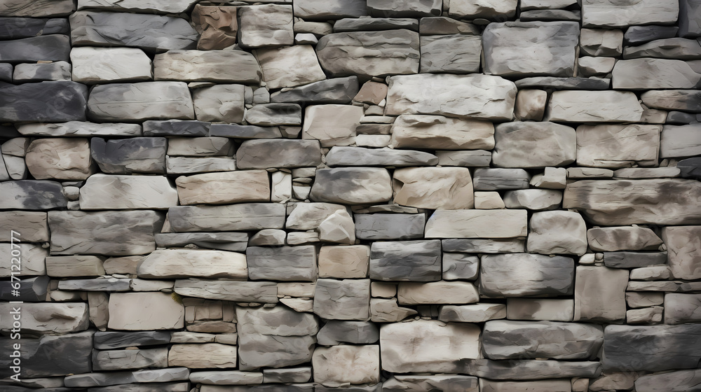 Fototapeta premium Stone landscape wall PPT background poster wallpaper web page