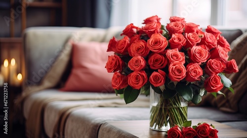 A beautiful bouquet of rose...