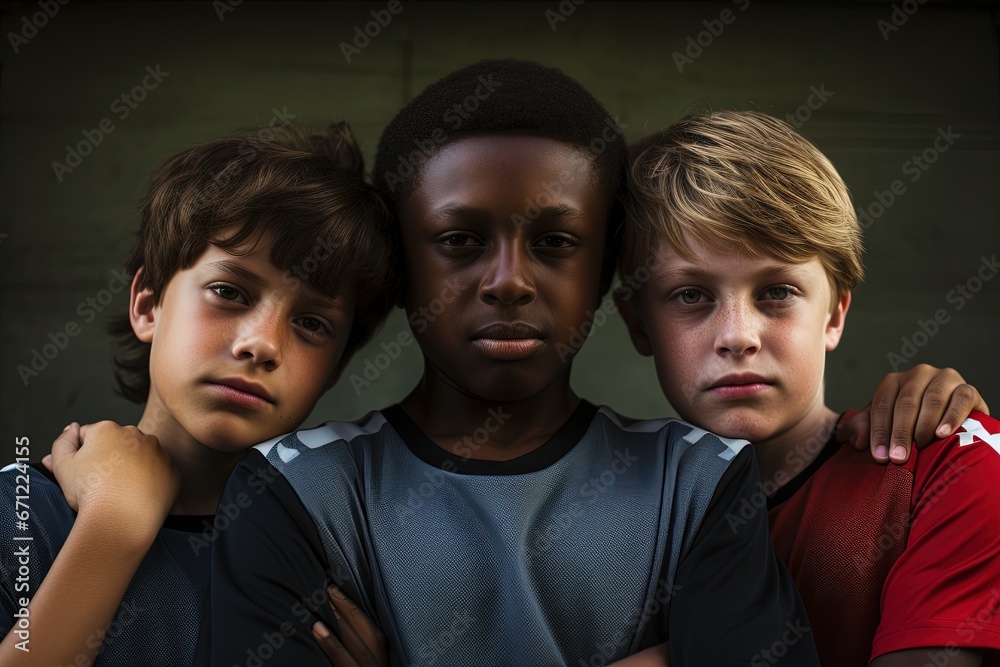 Obraz premium Boy sport team.