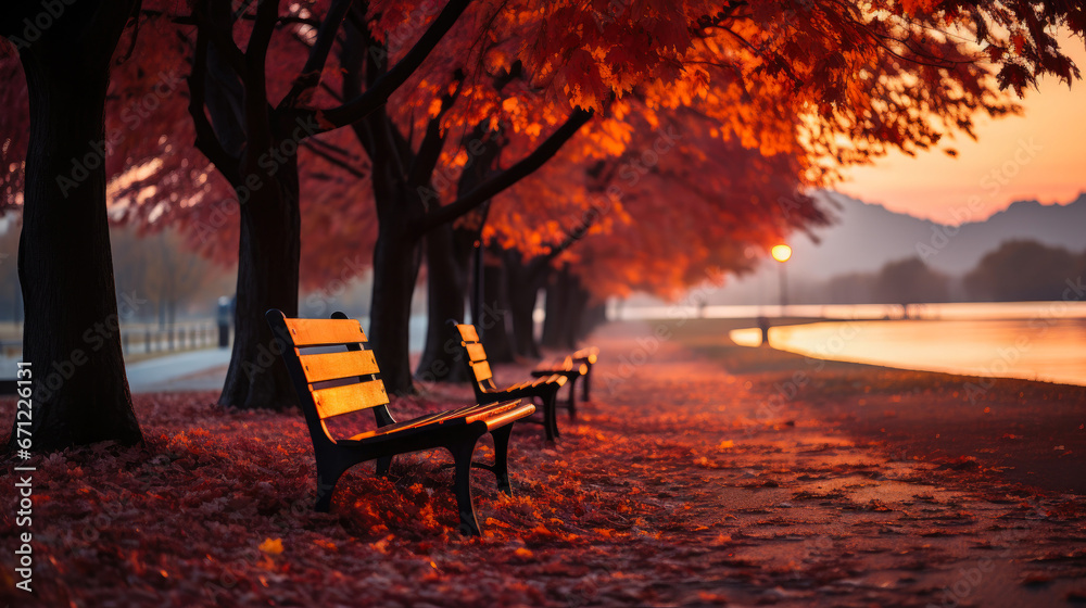 Golden Canopy: Autumn Splendor