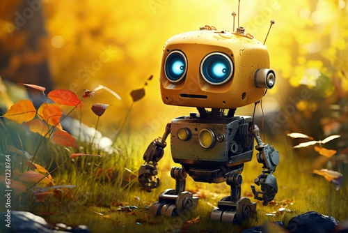 Autumn Exploration of a Robot.