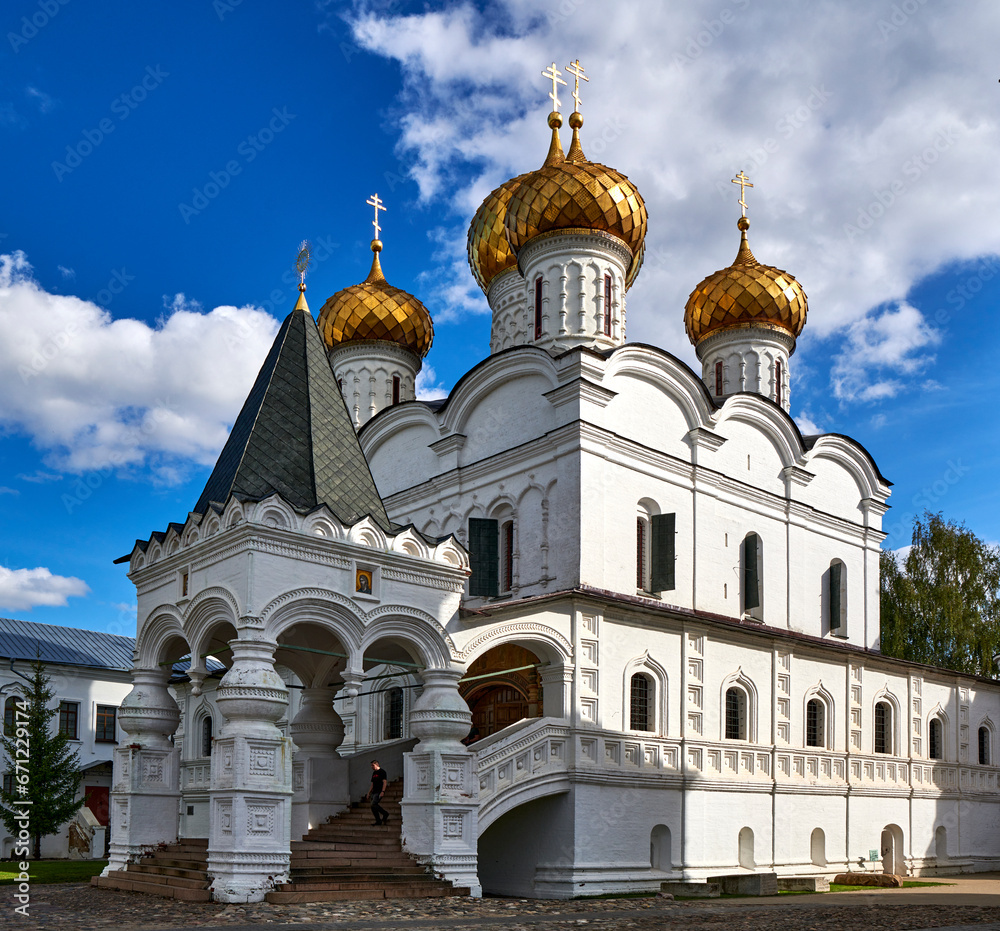 Russia. Volga river. City of Kostroma. Ipatiev Monastery. Trinity Cathedral
