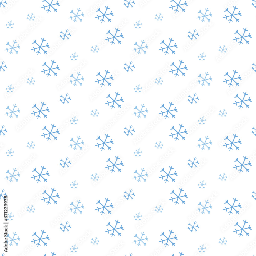 Abstract doodle pattern. Painted snowflakes. Abstract doodle pattern. Painted snowflakes.
