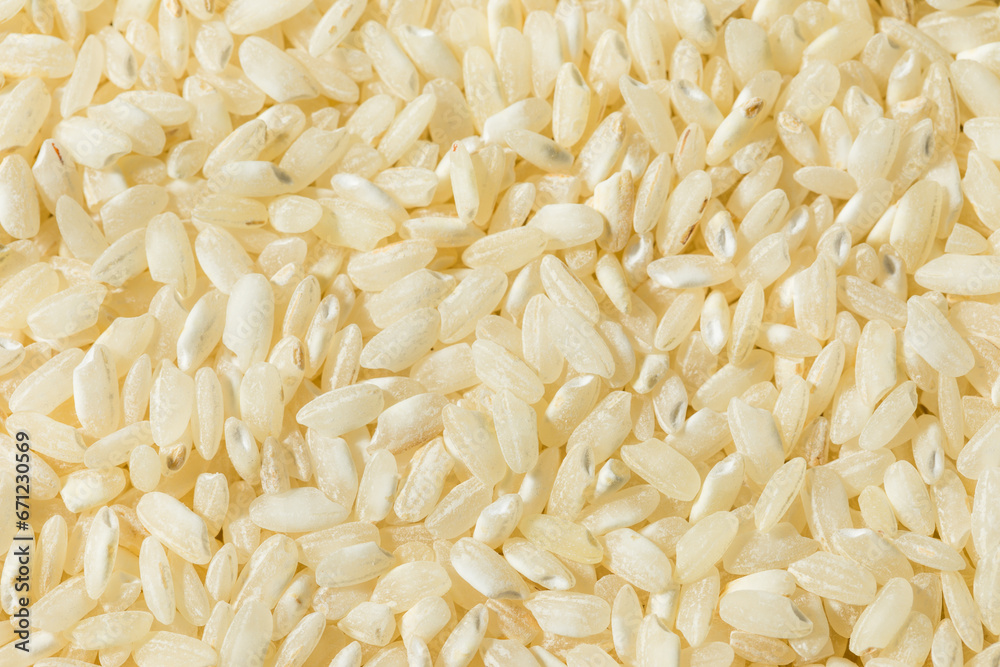 Raw Dry White Arborio Rice Raw Dry White Arborio Rice