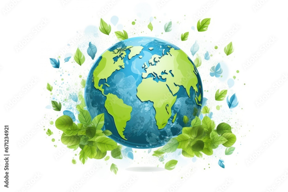 Earth day concept background.