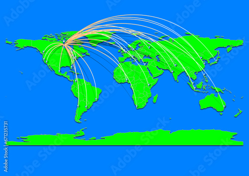Rankin Inlet, Canada map - Concept map for Rankin Inlet, Canada on World map. Suitable for export concepts. File is suitable for digital editing and prints of all sizes.