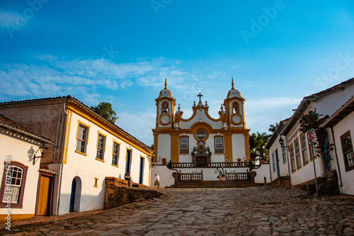 Tiradentes Historic baroque city, Minas Gerais, Brazil photo