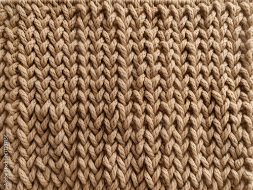 Brown textured abstract knitted background 