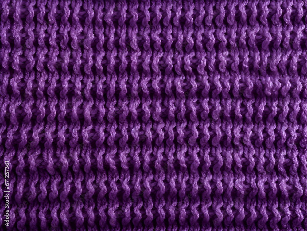 Purple textured abstract knitted background Purple textured abstract knitted background