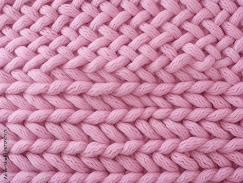 Soft pink textured abstract knitted background 