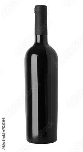 Obraz na plátne bottle red wine isolated