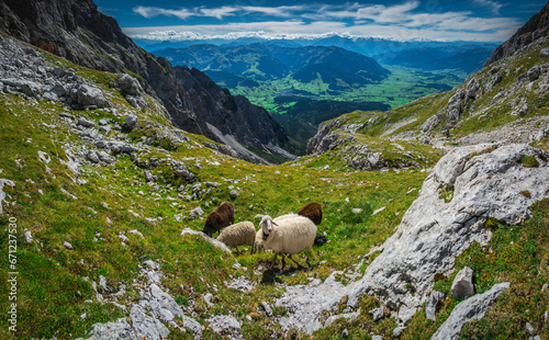 Berchtesgadener Alps - Alpejsi widok