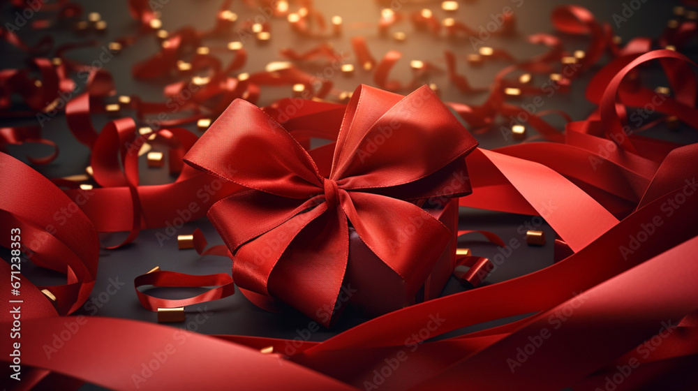 Boxing day. Christmas gift boxe of red ribbon. Christmas. Banner. Boxing day. Christmas gift boxe of red ribbon. Christmas. Banner.