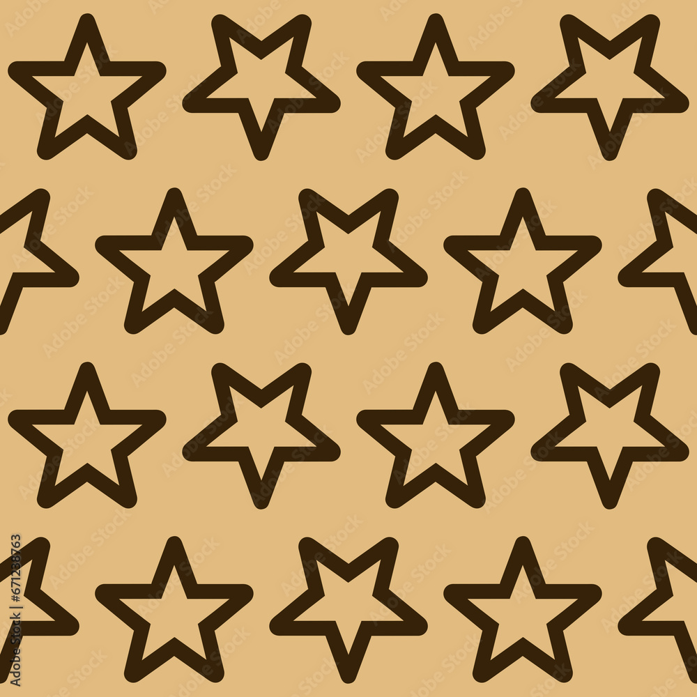 pattern with stars