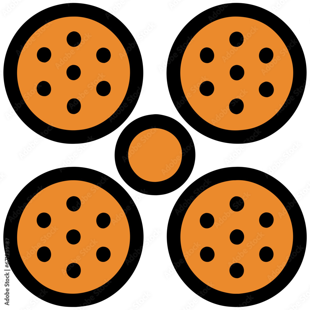 Fototapeta premium cookies