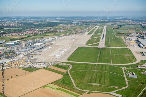 Luftbild Flughafen Stuttgart photo