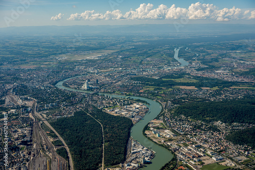 Luftbild Basel photo