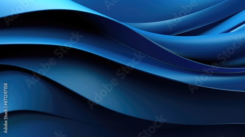 3D Abstract Blue Background 