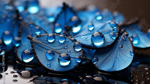 A close-up of teardrops to symbolize the sadness of 