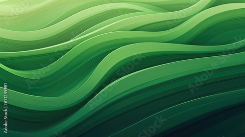 Abstract organic green lines as wallpaper background illustration  photo