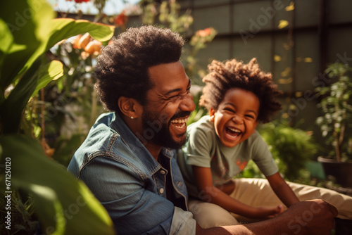 Joyful Moments: Black Fatherhood in the Modern Era © Taylor