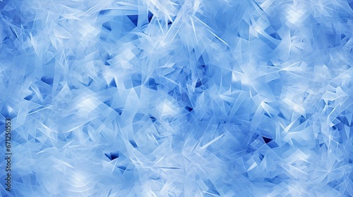 Wallpaper Mural  a close up of a blue background with a lot of small pieces of glass on the left side of the image.  generative ai Torontodigital.ca