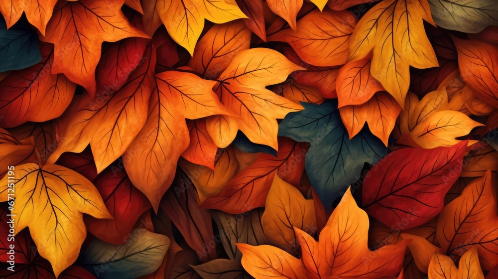 autumn leaves background 