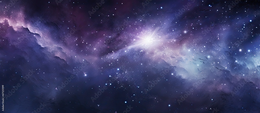 A captivating backdrop of shining stars in high resolution within the depths of outer space A captivating backdrop of shining stars in high resolution within the depths of outer space