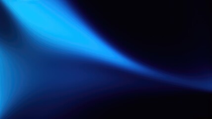 Black dark azure cobalt sapphire blue abstract background Color gradient Geometric shape Wave wavy curved line Rough grunge grain