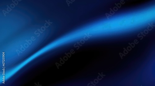 Black dark azure cobalt sapphire blue abstract background Color gradient Geometric shape Wave wavy curved line Rough grunge grain photo