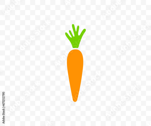 Carrot, vegetable, agriculture, food and meal, graphic design. Harvest, plant, nature, leaf, leaves, nourishment and grocery, vector design and illustration