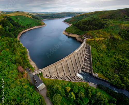 Llyn Clywedog Dam  - Powis - Wales photo
