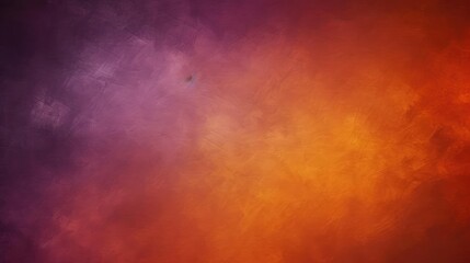 Dark orange brown purple abstract texture Gradient Cherry gold vintage elegant background with space for design Halloween