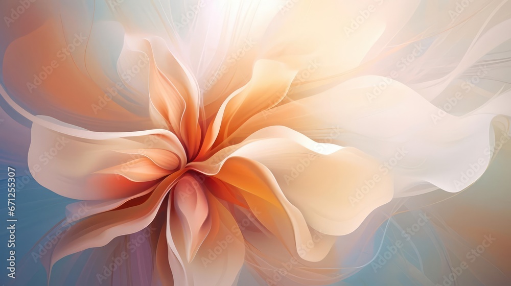 Gentle Abstract Flower 