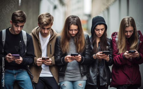 Teenagers are growing up with a smartphones. Social networks and the process of zombification of the younger generation