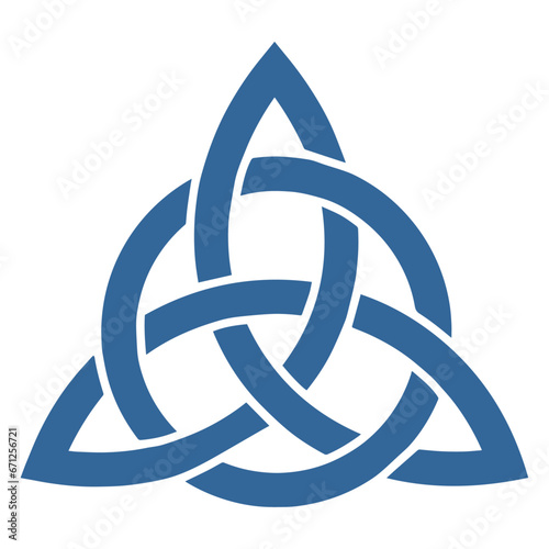 The triquetra Celtic knot symbol