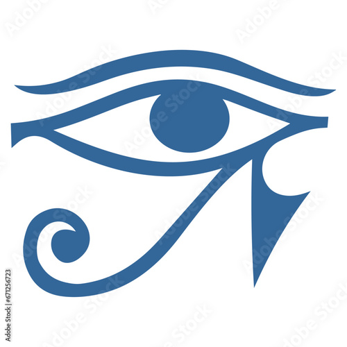 Vector graphic of the eye of Horus photo