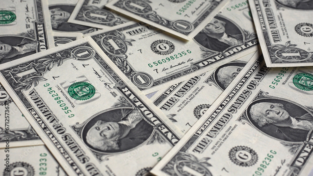 Fototapeta premium one dollar bills