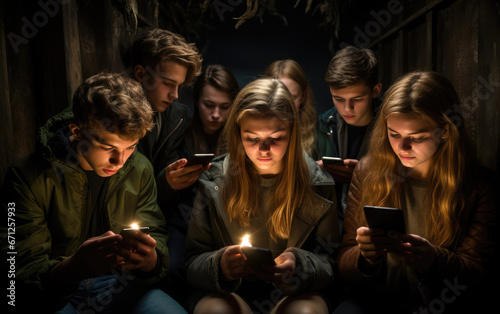 Teenagers are growing up with a smartphones. Social networks and the process of zombification of the younger generation