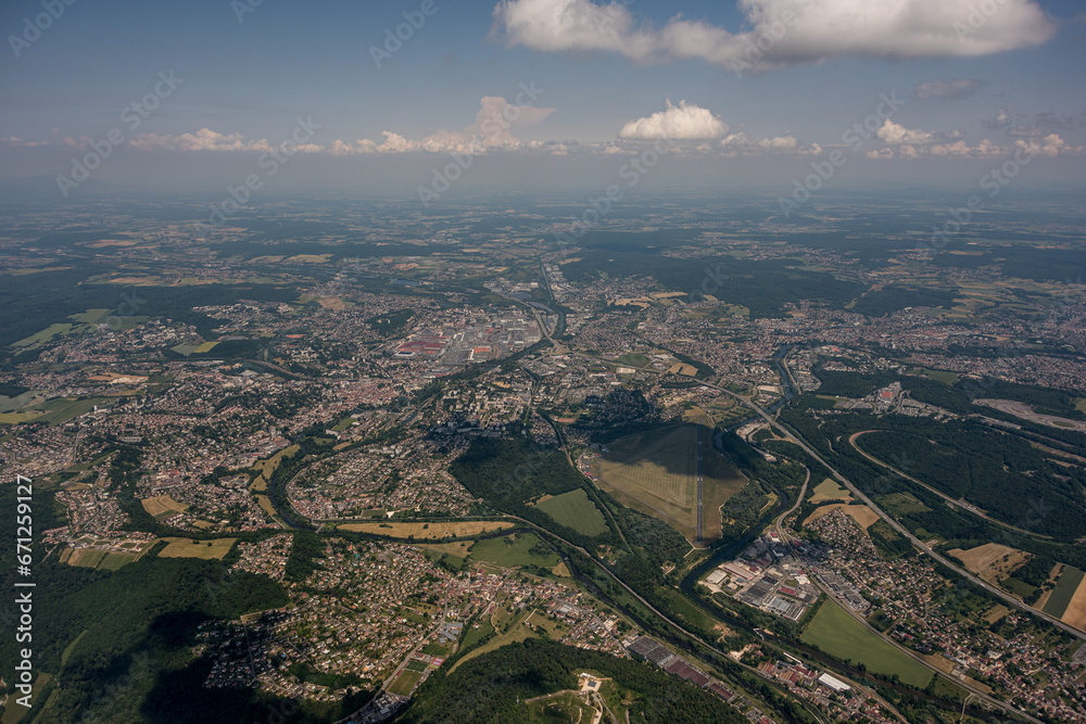 Luftbild Montbéliard