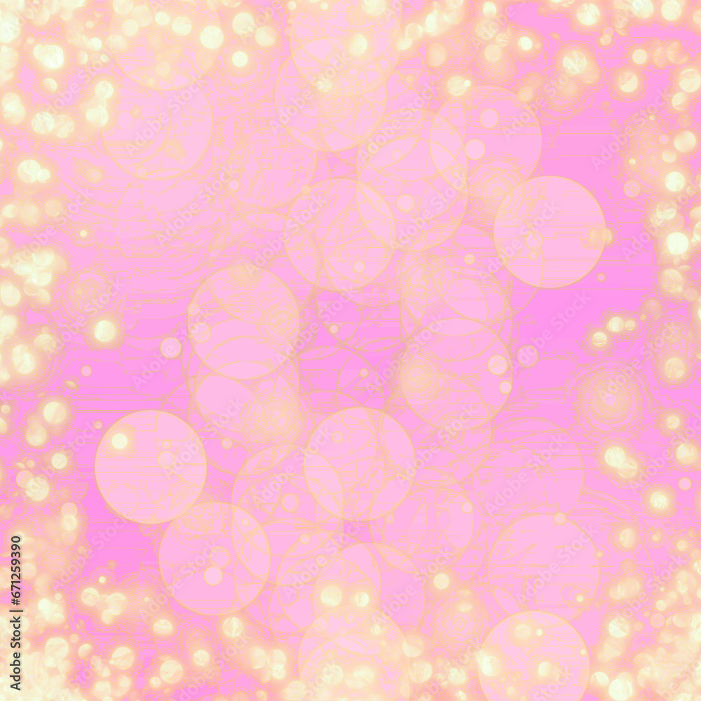 Pink bokeh background with copy space for text or your images