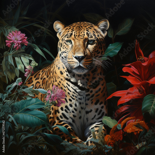 jaguar in the jungle