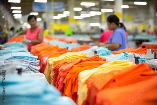 Vibrant Colors and Expansive Fabrics: The Art of Tee Shirt Making photo